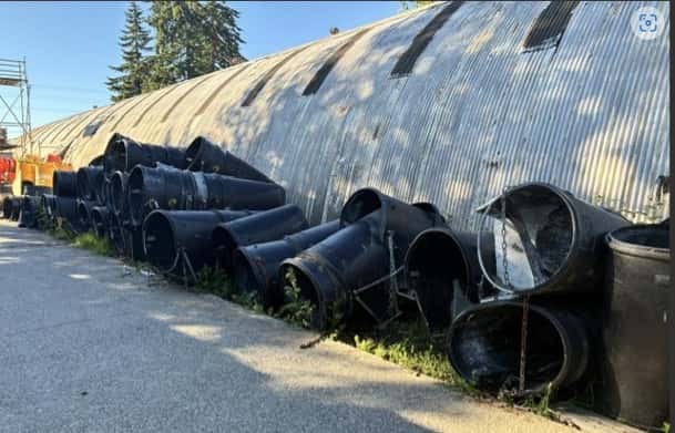Plastic Trash Chutes - USED